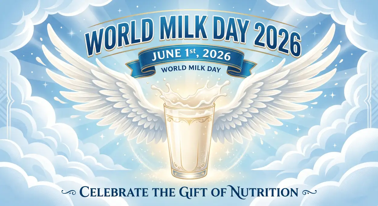 Free Download World Milk Day 2026 Global Nutrition Awareness Graphics - High Quality World Milk Day 2026 Image