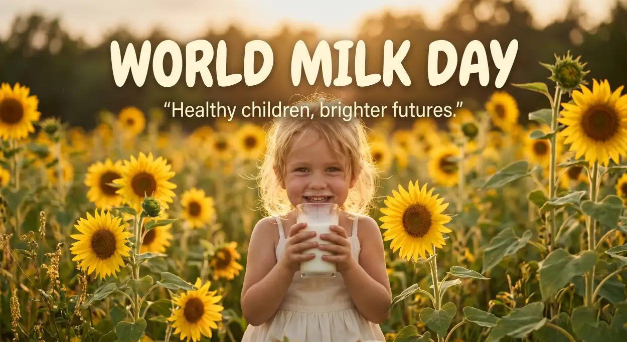 Free Download World Milk Day 2026 Inspirational Quotes Images - High Quality World Milk Day 2026 Image