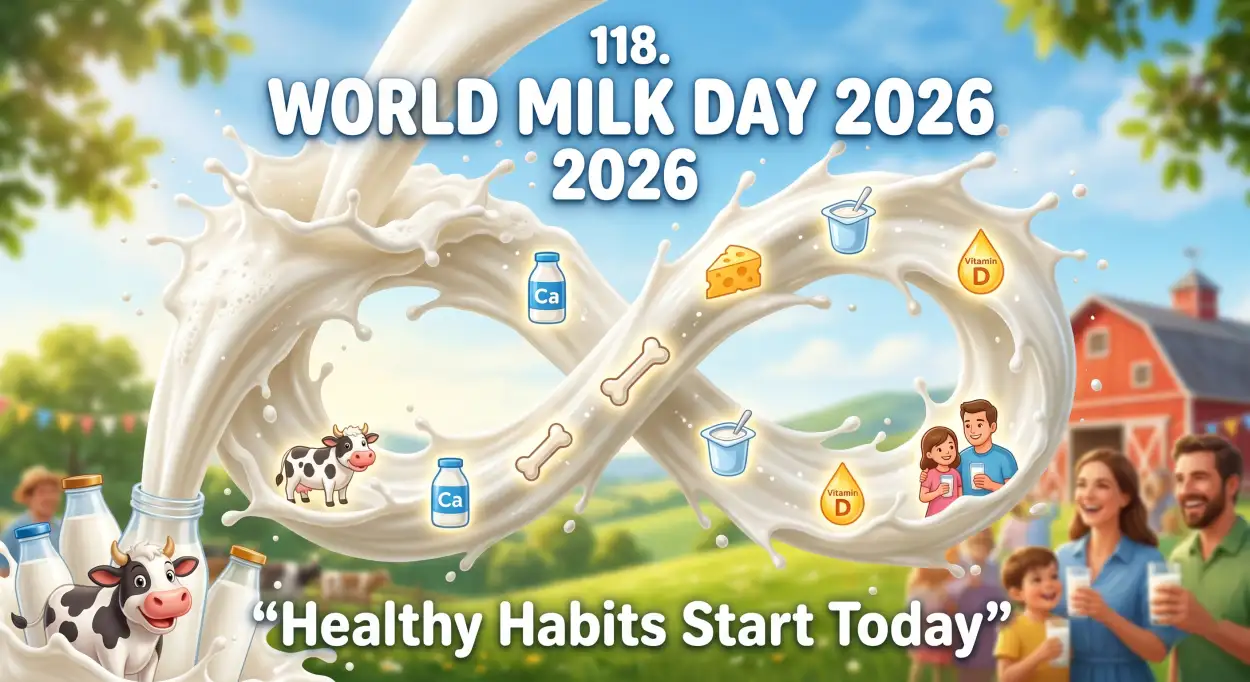 Free Download World Milk Day 2026 Twitter Post Graphics - High Quality World Milk Day 2026 Image
