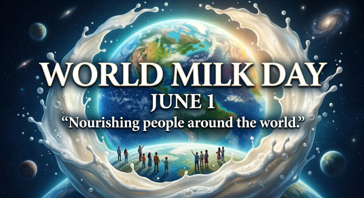 Free Download World Milk Day Banner Poster 2 - High Quality World Milk Day Poster Image