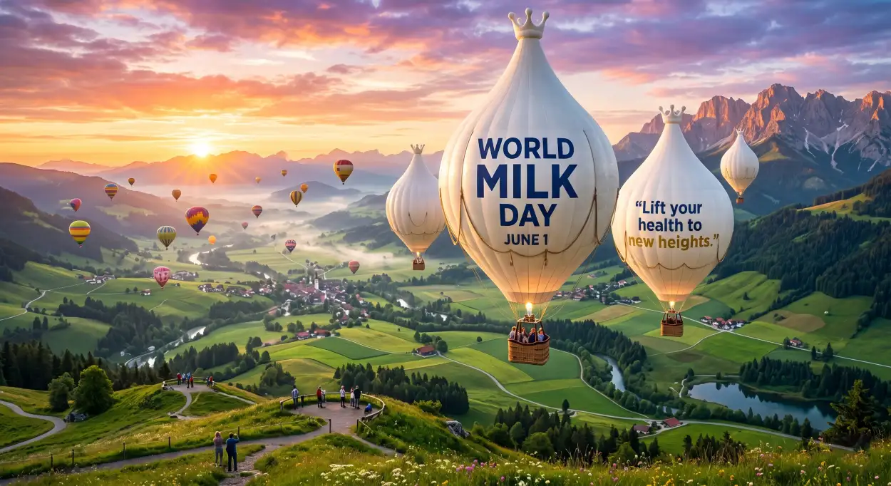 Free Download World Milk Day Banner Poster - High Quality World Milk Day Poster Image
