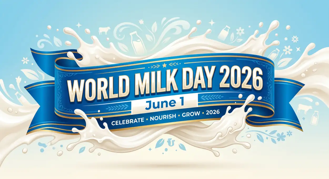 Free Download World Milk Day Celebration Banner Poster - High Quality World Milk Day Poster Image