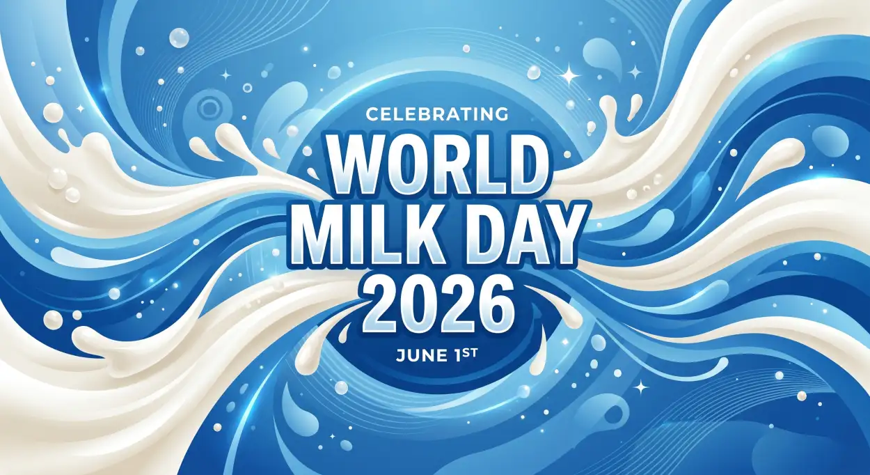 Free Download World Milk Day Celebration Poster - High Quality World Milk Day Poster Image