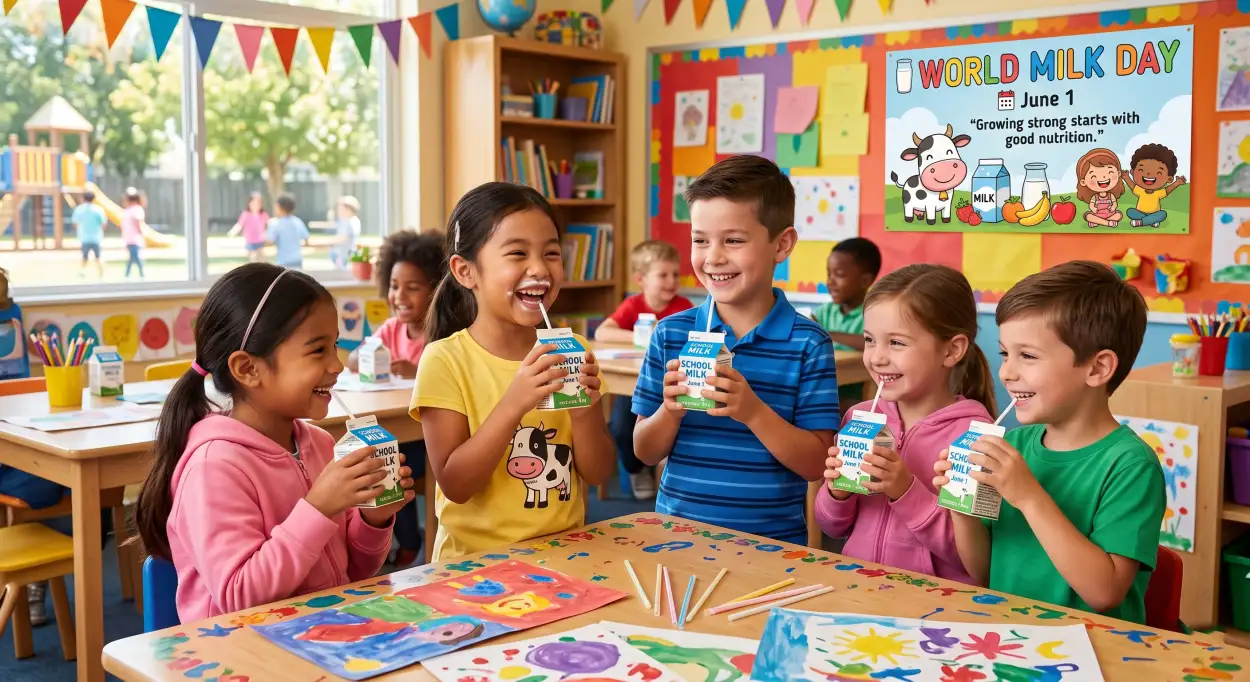 Free Download World Milk Day Classroom Poster - High Quality World Milk Day Poster Image