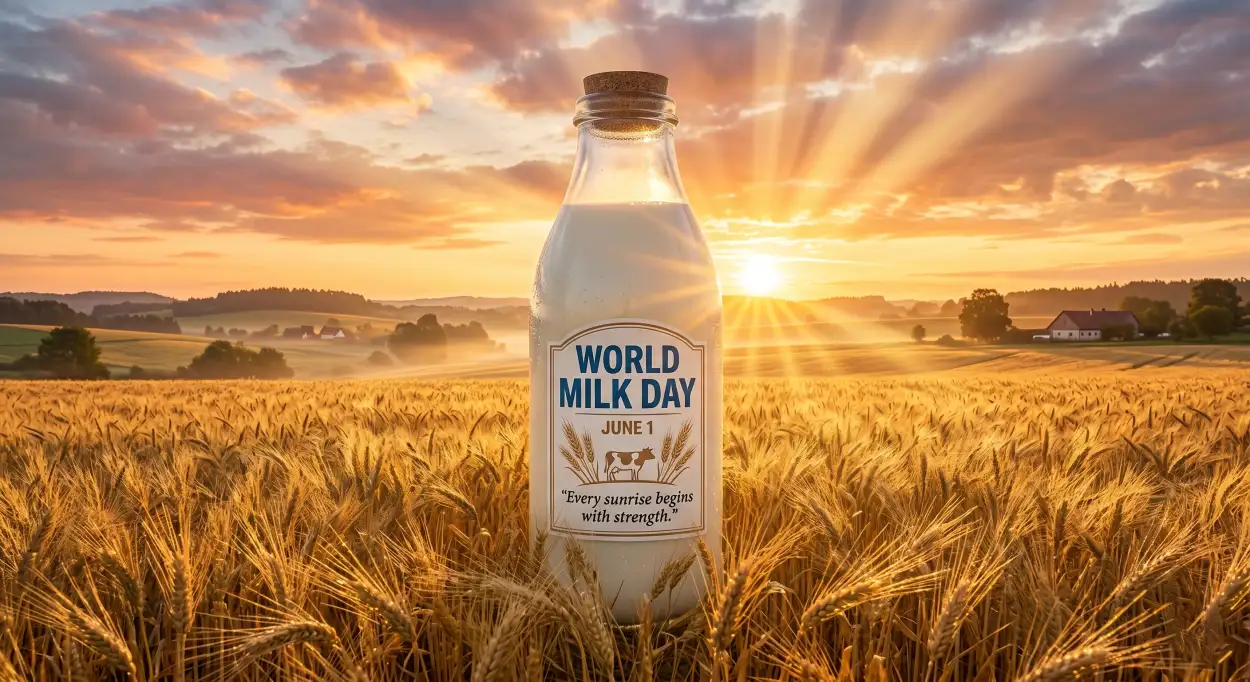 Free Download World Milk Day Poster Template - High Quality World Milk Day Poster Image