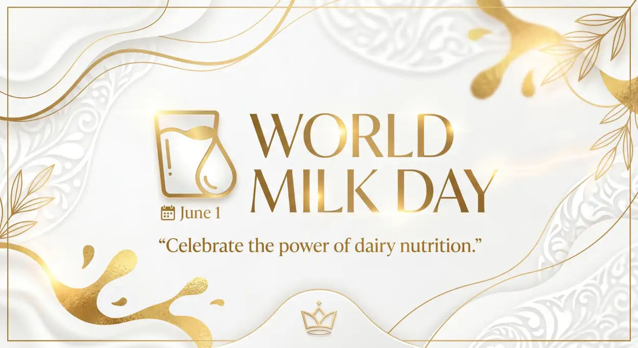 Free Download World Milk Day Poster With Quotes - High Quality World Milk Day Poster Image