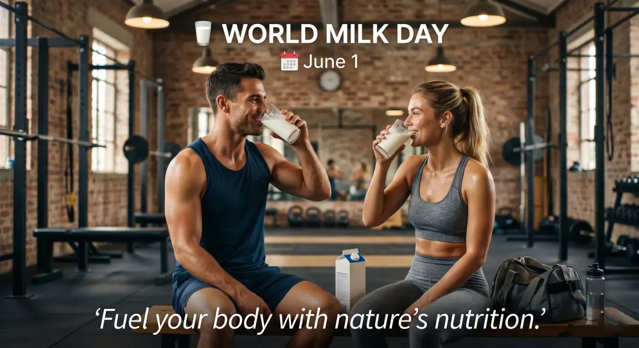 Free Download World Milk Day Website Banner Poster - High Quality World Milk Day Poster Image