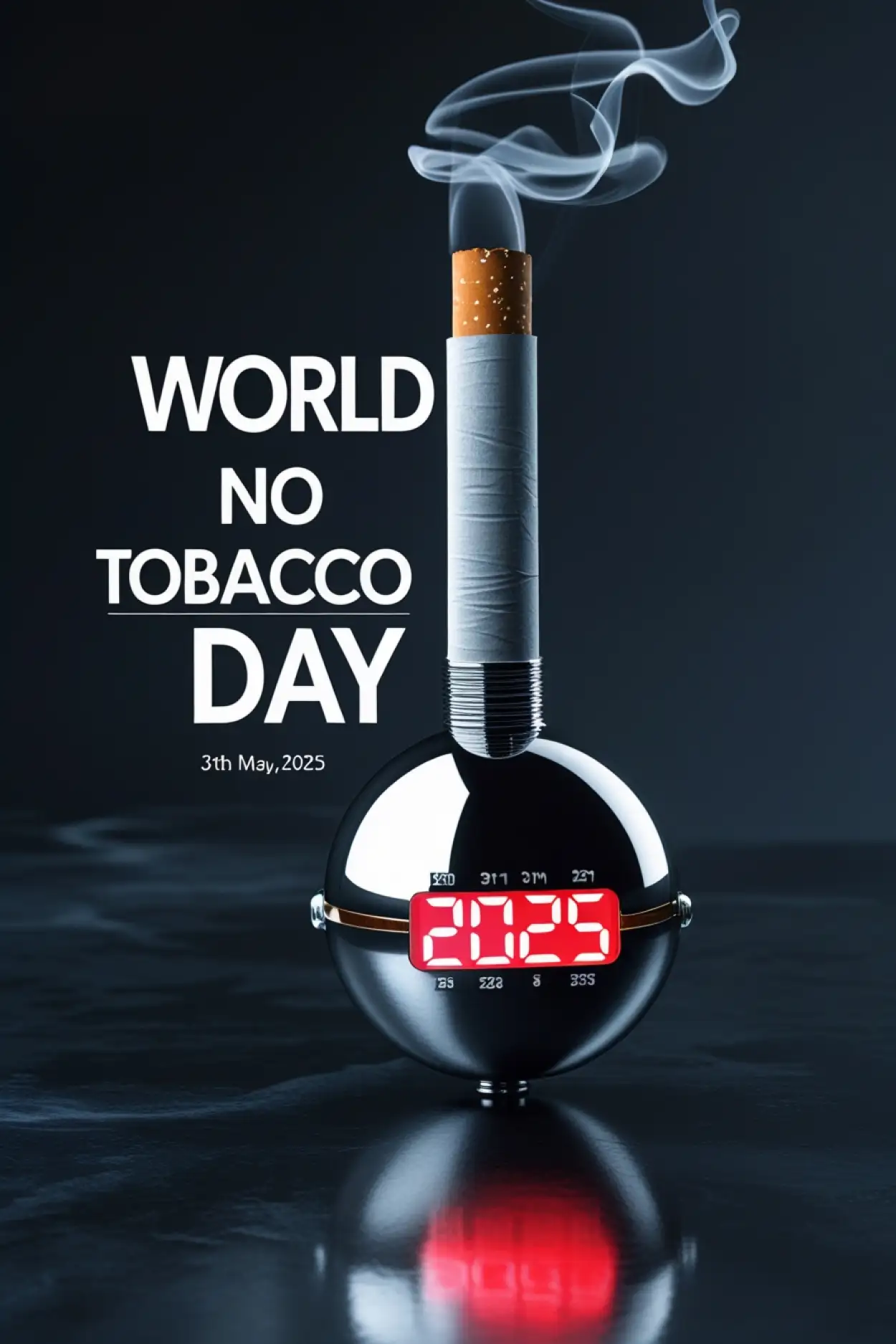 Free Download World No Tobacco Day 2025 Poster Image - High Quality World No Tobacco Day Background