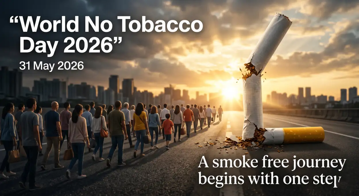 Free Download World No Tobacco Day 2026 Awareness Campaign - High Quality World No Tobacco Day 2026 Image