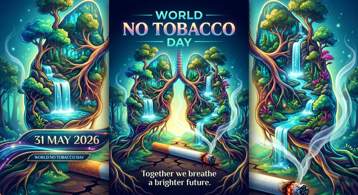 Free Download World No Tobacco Day 2026 Awareness Images - High Quality World No Tobacco Day 2026 Image