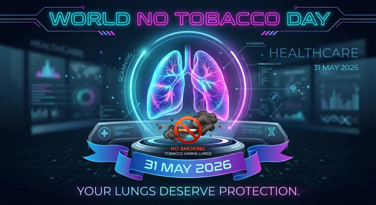 Free Download World No Tobacco Day 2026 Banner Design - High Quality World No Tobacco Day 2026 Image