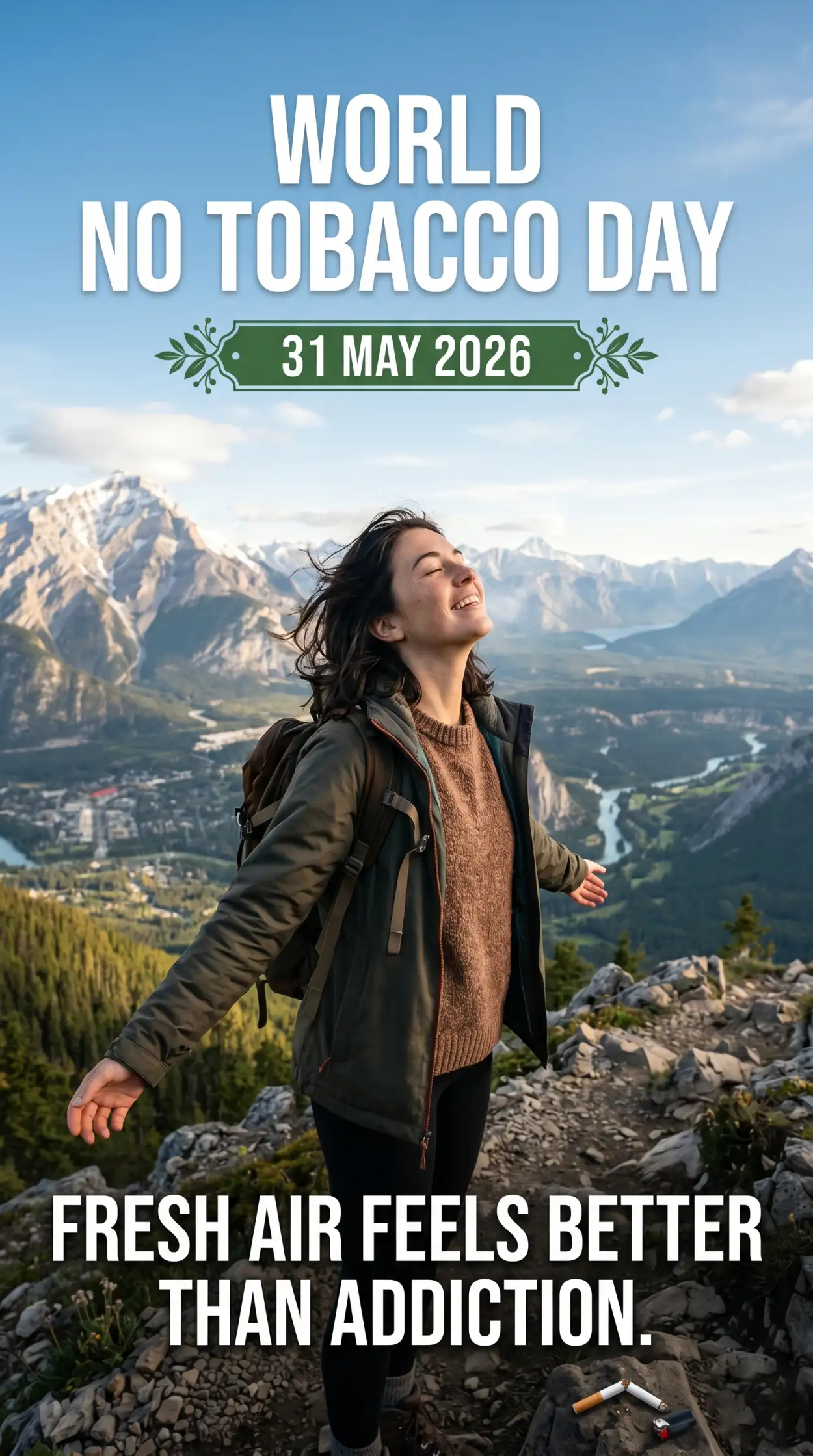 Free Download World No Tobacco Day 2026 Cigarette Free World Images - High Quality World No Tobacco Day 2026 Image