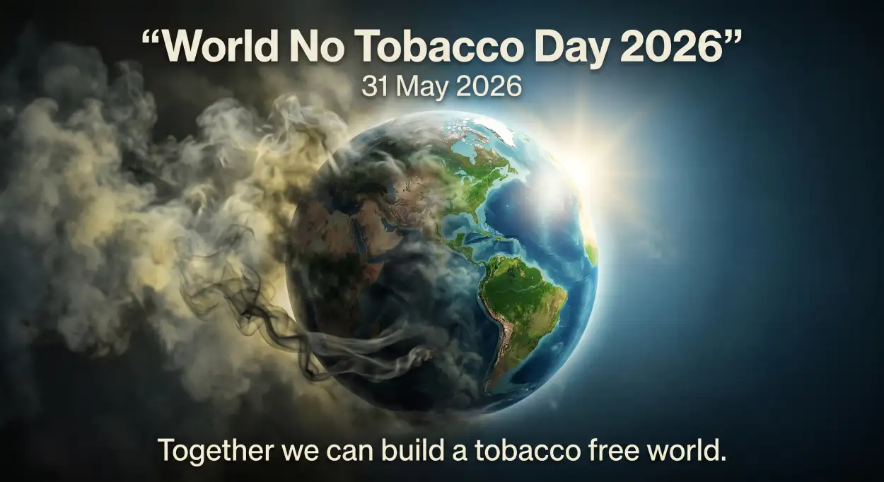 Free Download World No Tobacco Day 2026 Slogan - High Quality World No Tobacco Day 2026 Image