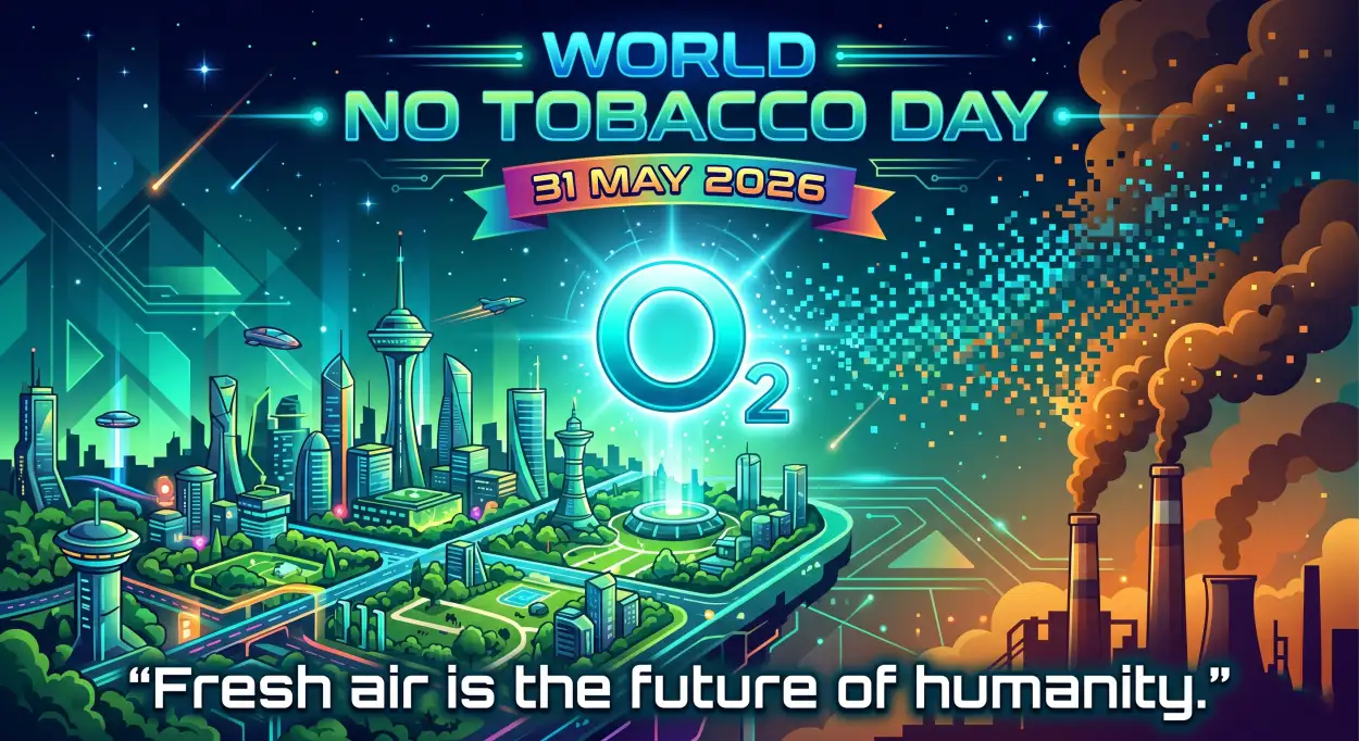 Free Download World No Tobacco Day 2026 Smoking Free Future - High Quality World No Tobacco Day 2026 Image