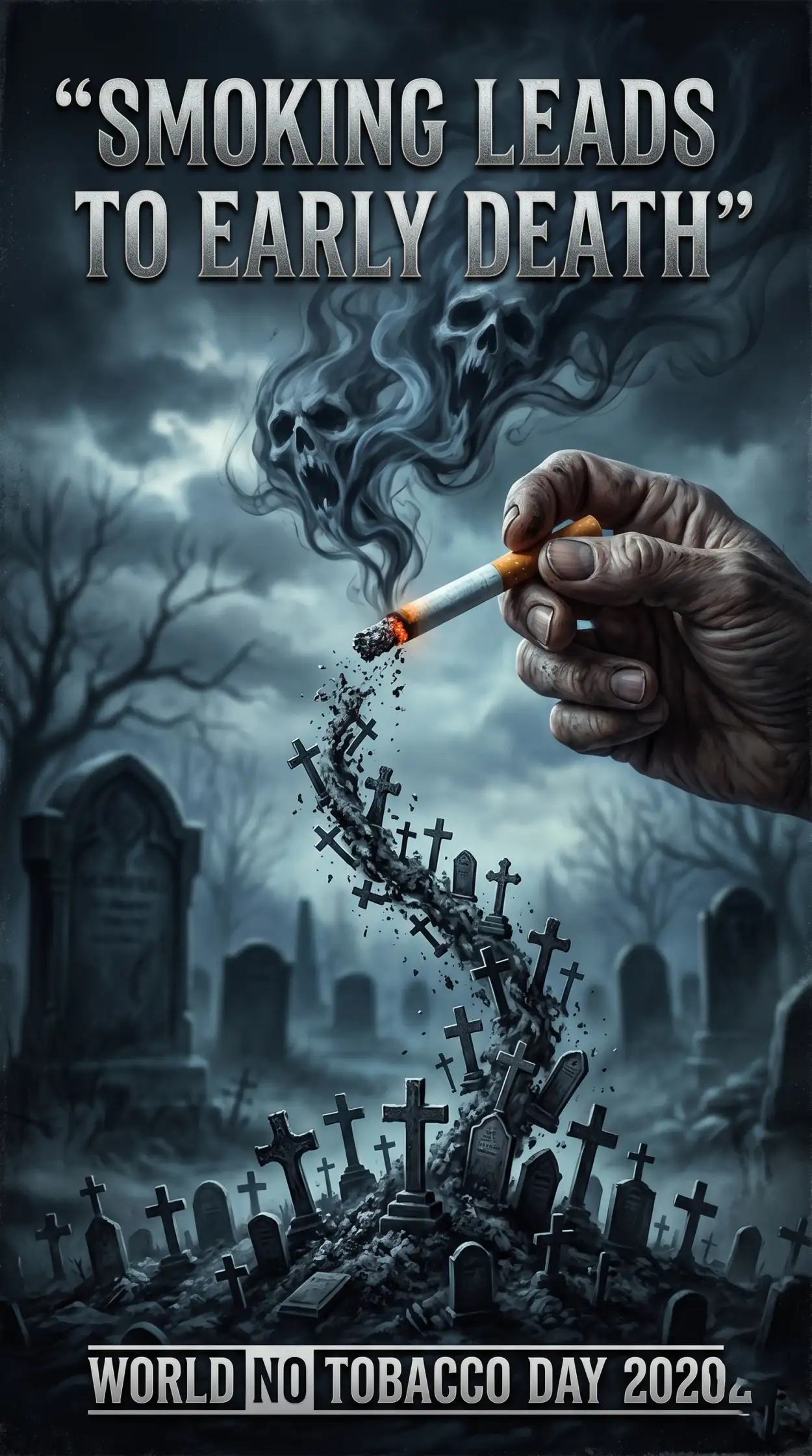 Free Download World No Tobacco Day 2026 Smoking Kills Poster - High Quality World No Tobacco Day 2026 Image