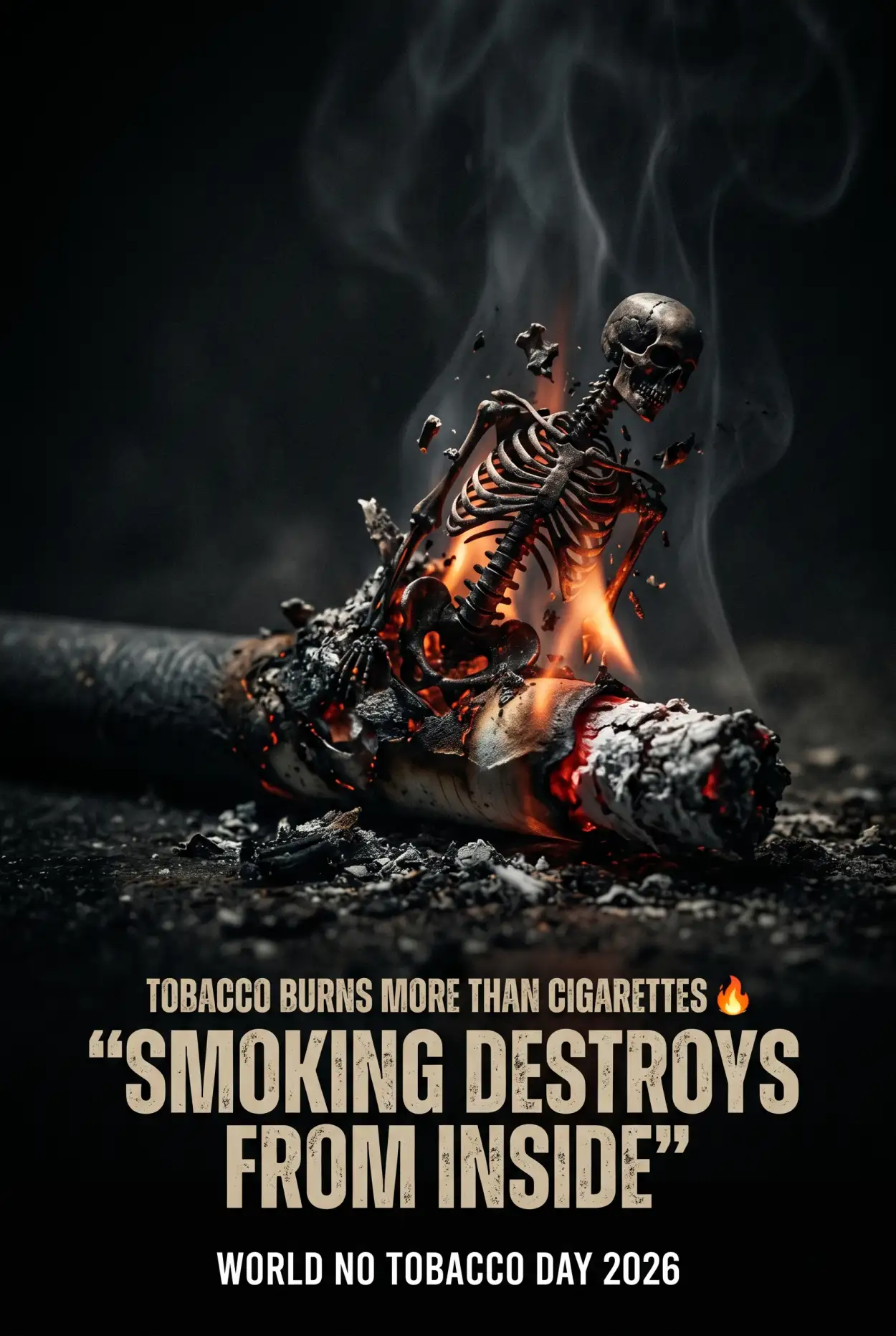 Free Download World No Tobacco Day 2026 Stop Smoking Now Poster - High Quality World No Tobacco Day 2026 Image