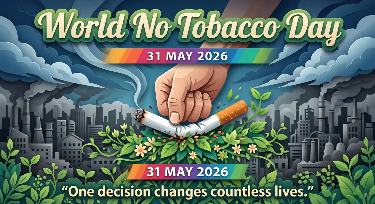 Free Download World No Tobacco Day 2026 Tobacco Awareness Graphics - High Quality World No Tobacco Day 2026 Image
