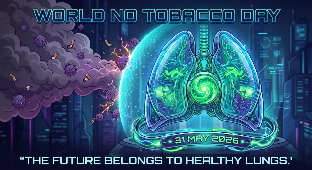 Free Download World No Tobacco Day 2026 Tobacco Awareness Wallpaper - High Quality World No Tobacco Day 2026 Image