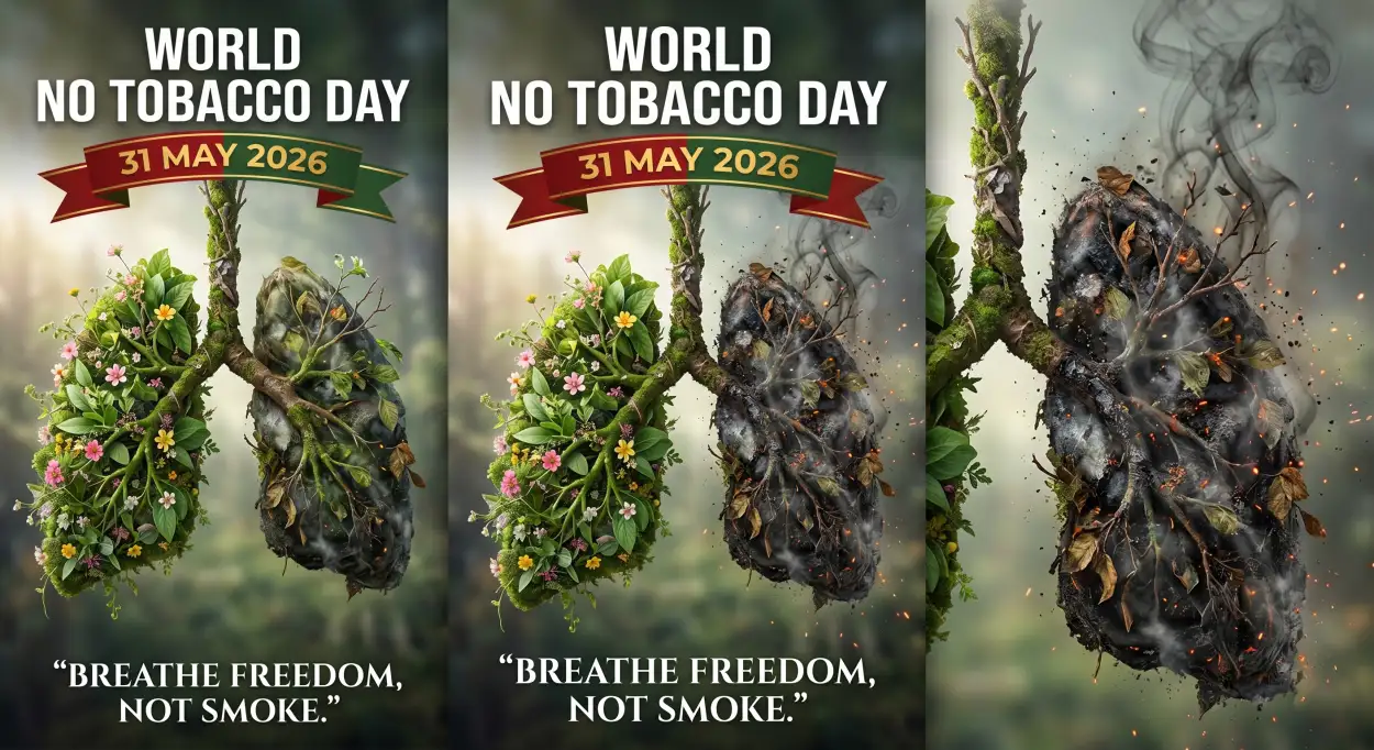 Free Download World No Tobacco Day 2026 Viral Social Media Design - High Quality World No Tobacco Day 2026 Image