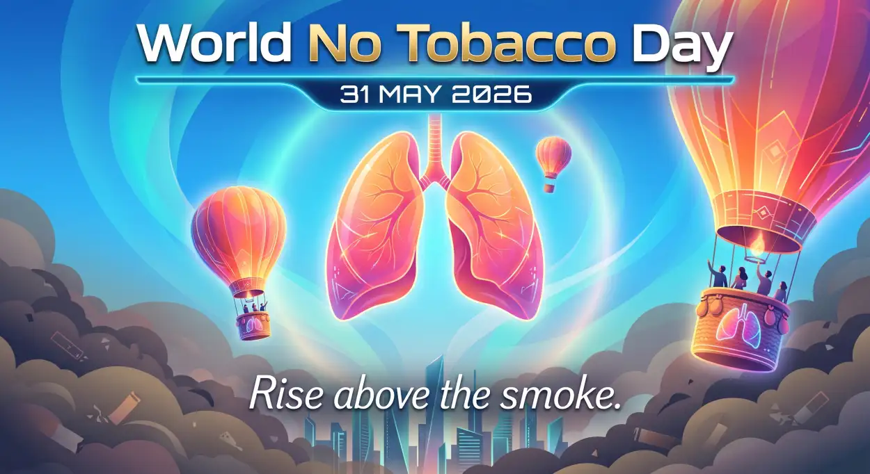 Free Download World No Tobacco Day 2026 Web Story Images - High Quality World No Tobacco Day 2026 Image