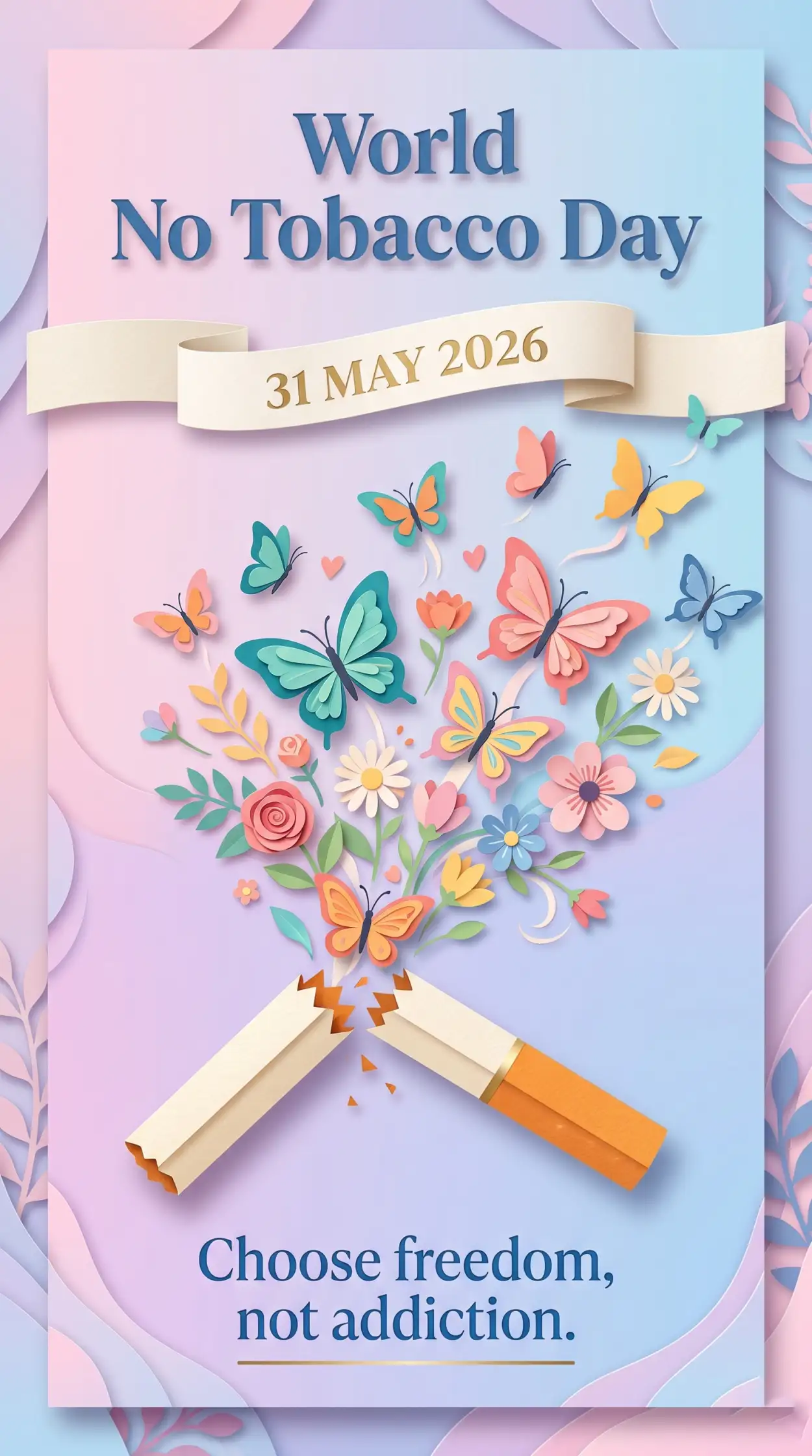 Free Download World No Tobacco Day 2026 Wishes - High Quality World No Tobacco Day 2026 Image