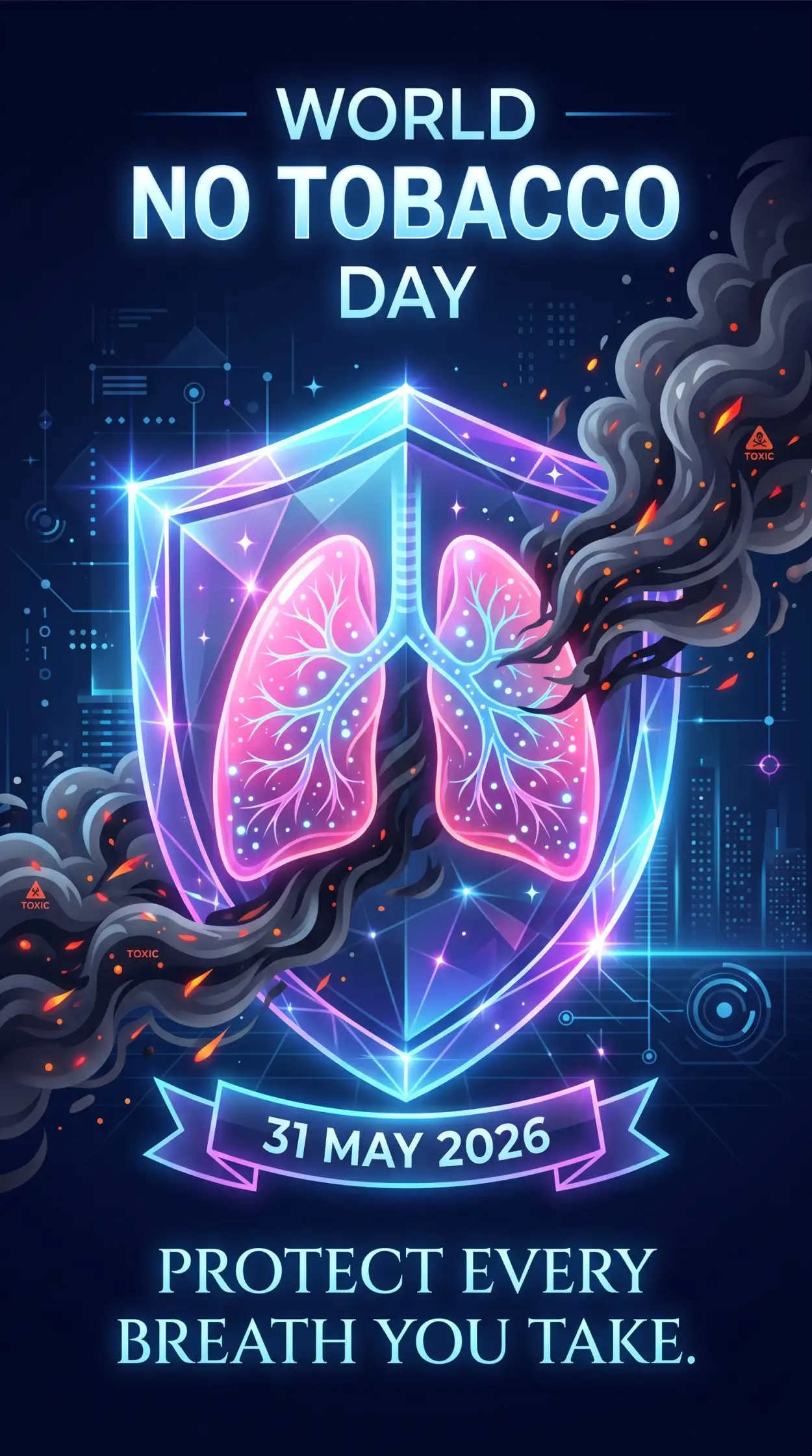 Free Download World No Tobacco Day 2026 Youtube Community Post - High Quality World No Tobacco Day 2026 Background Image
