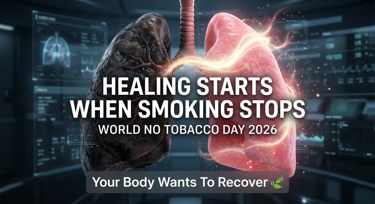 Free Download World No Tobacco Day 2026 Youtube Thumbnail - High Quality World No Tobacco Day 2026 Background Image