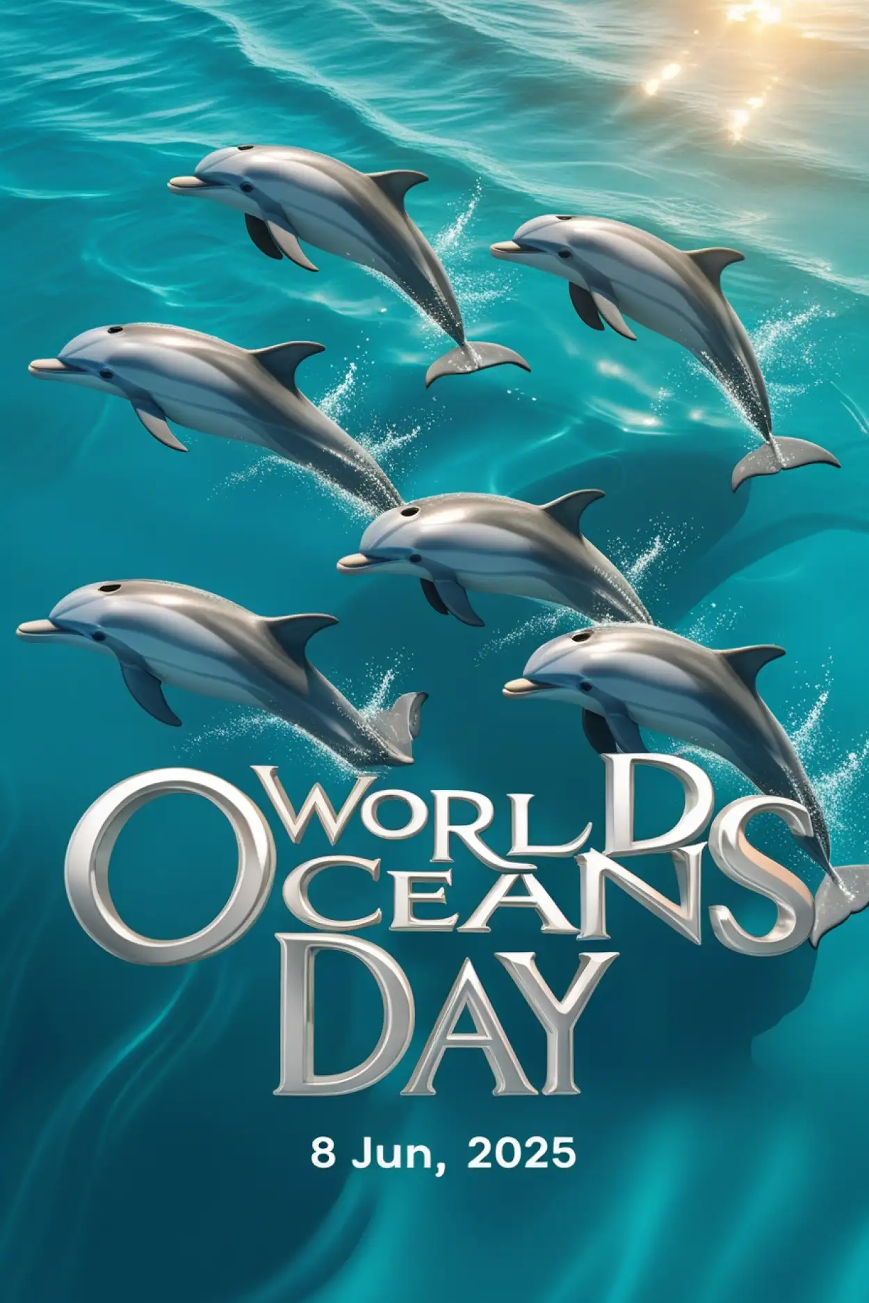 Free Download World Oceans Day Creative Image - High Quality World Oceans Day Background