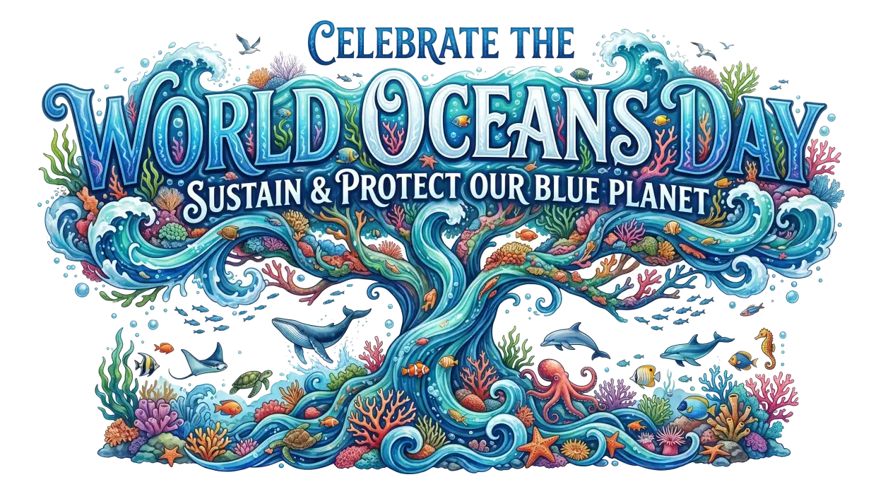 Free Download World Oceans Day Facebook Cover Photo Png - High Quality World Oceans Day Png Transparent PNG