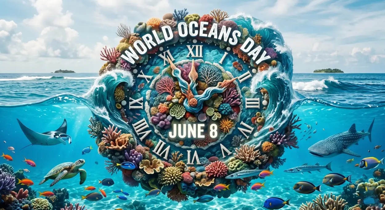 Free Download World Oceans Day Instagram Post Ideas - High Quality World Oceans Day Social Media Post Image