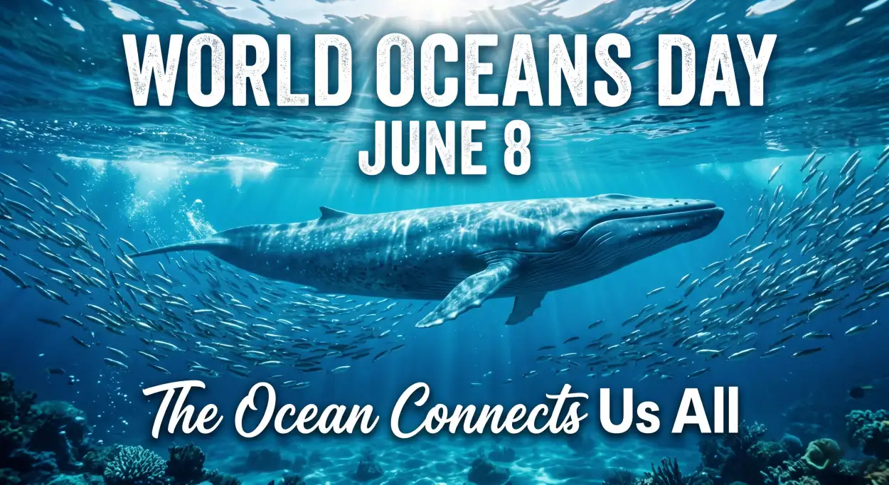 Free Download World Oceans Day Linkedin Social Media Post - High Quality World Oceans Day Social Media Post Image