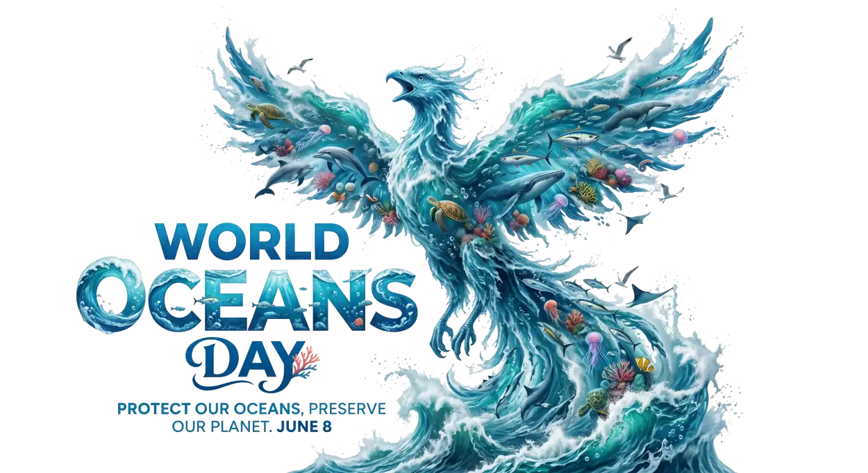 Free Download World Oceans Day Png Creative Poster Background - High Quality World Oceans Day Png Transparent PNG