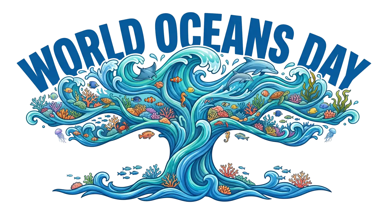 Free Download World Oceans Day Png For Canva Projects - High Quality World Oceans Day Png Transparent PNG