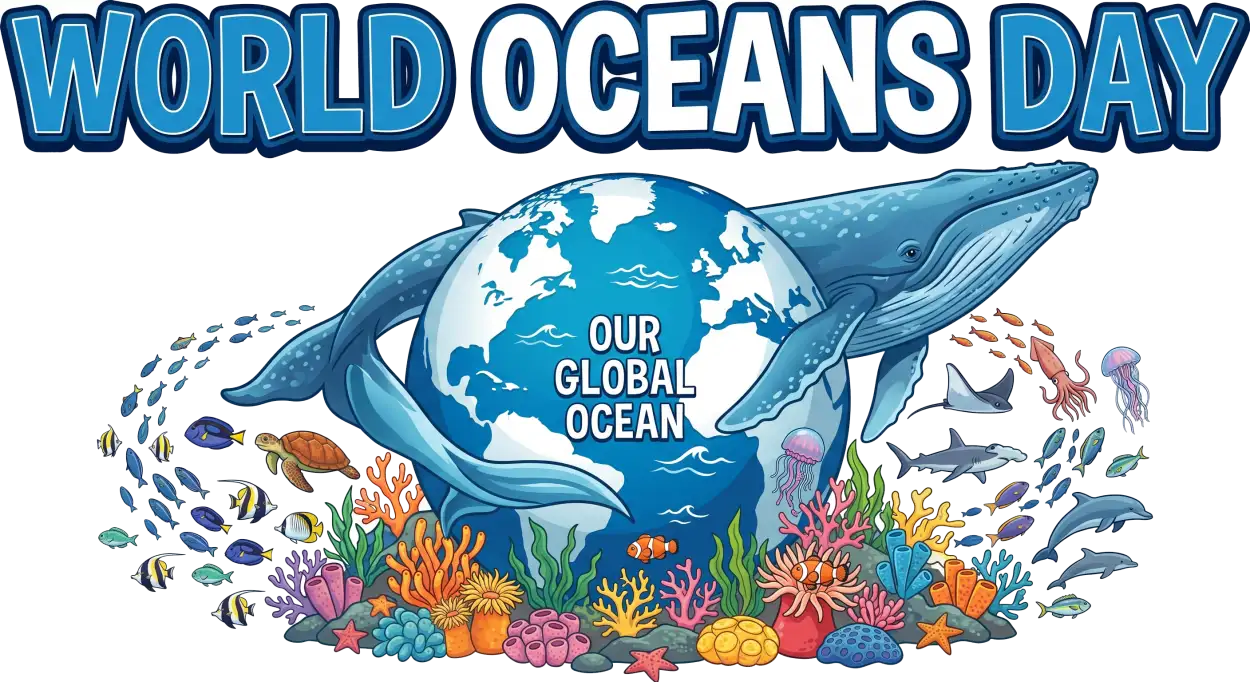 Free Download World Oceans Day Png For Classroom Activity - High Quality World Oceans Day Png Transparent PNG