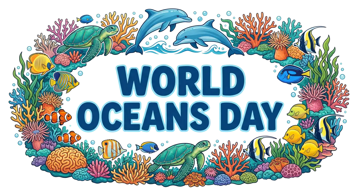 Free Download World Oceans Day Png For Powerpoint Presentation - High Quality World Oceans Day Png Transparent PNG