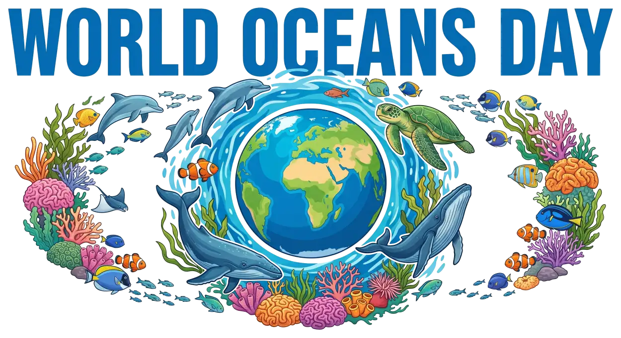 Free Download World Oceans Day Png Ocean Awareness Graphic - High Quality World Oceans Day Png Transparent PNG
