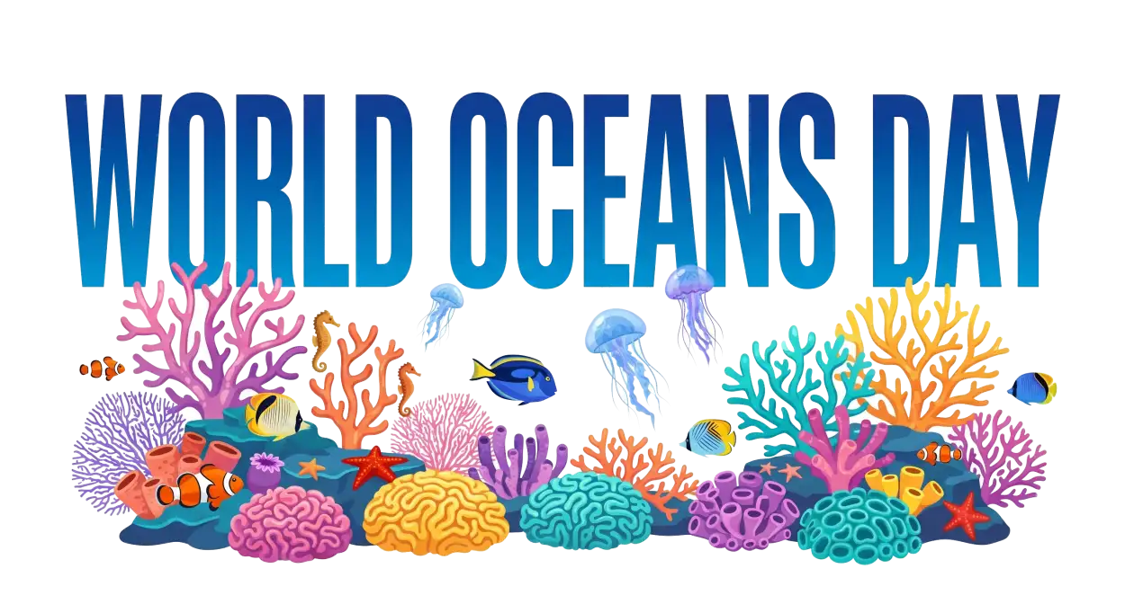 Free Download World Oceans Day Png With Coral Reef - High Quality World Oceans Day Png Transparent PNG