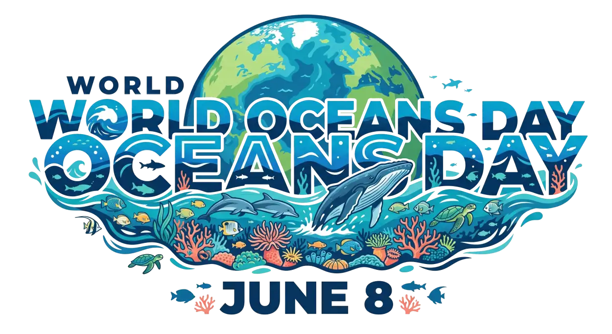 Free Download World Oceans Day Png With Earth And Ocean - High Quality World Oceans Day Png Transparent PNG