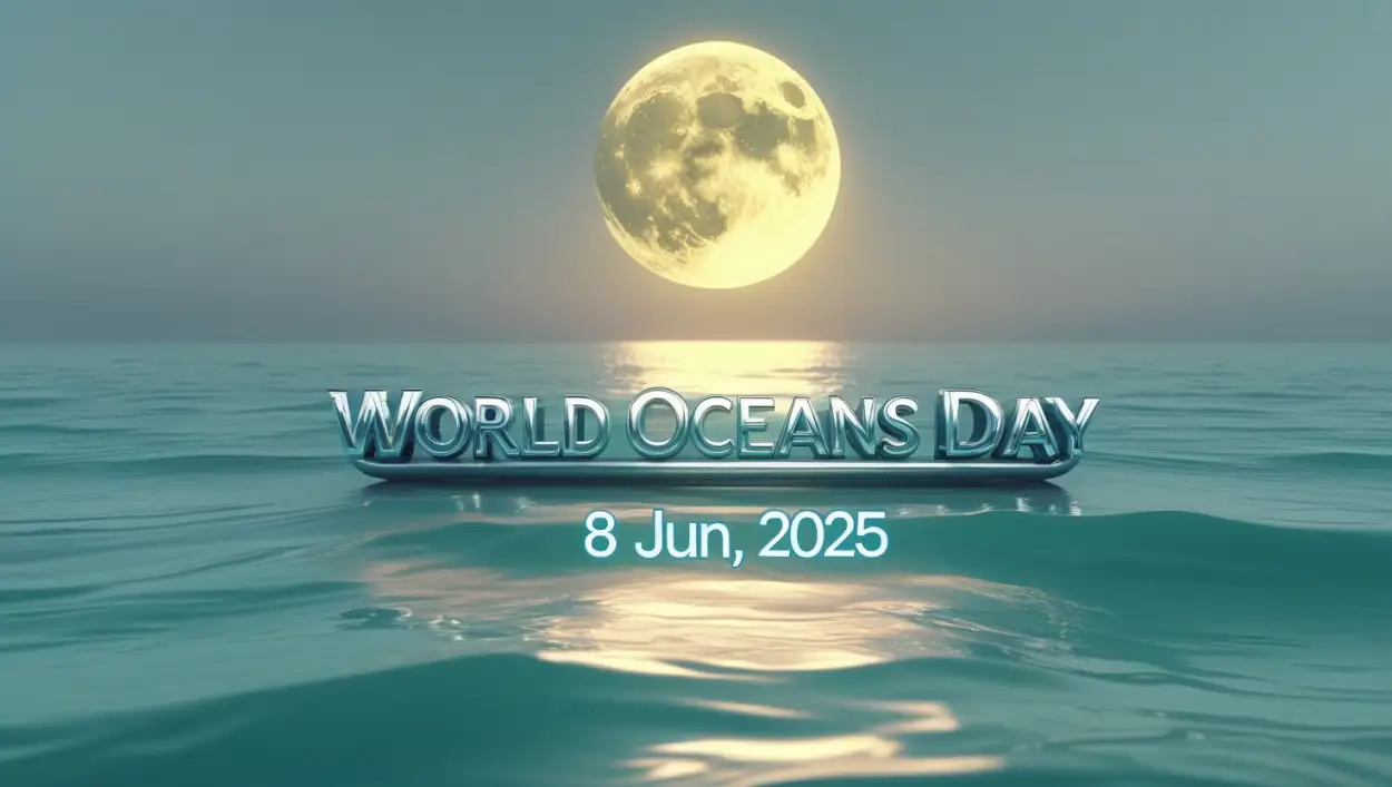 Free Download World Oceans Day Slogan Image Hd - High Quality World Oceans Day Background
