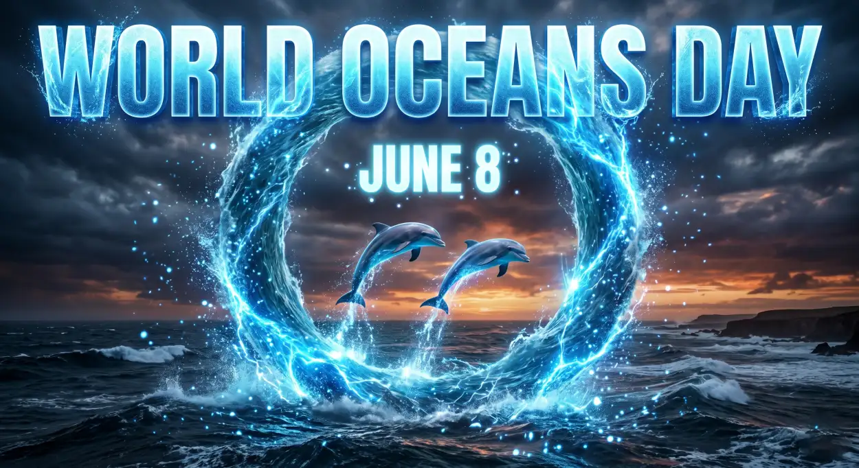Free Download World Oceans Day Social Media Promotion Ideas - High Quality World Oceans Day Social Media Post Image