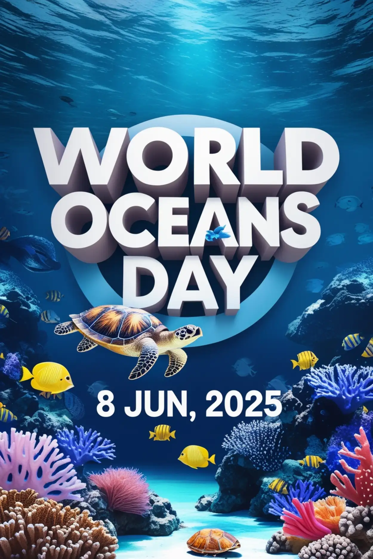 world oceans day transparent background