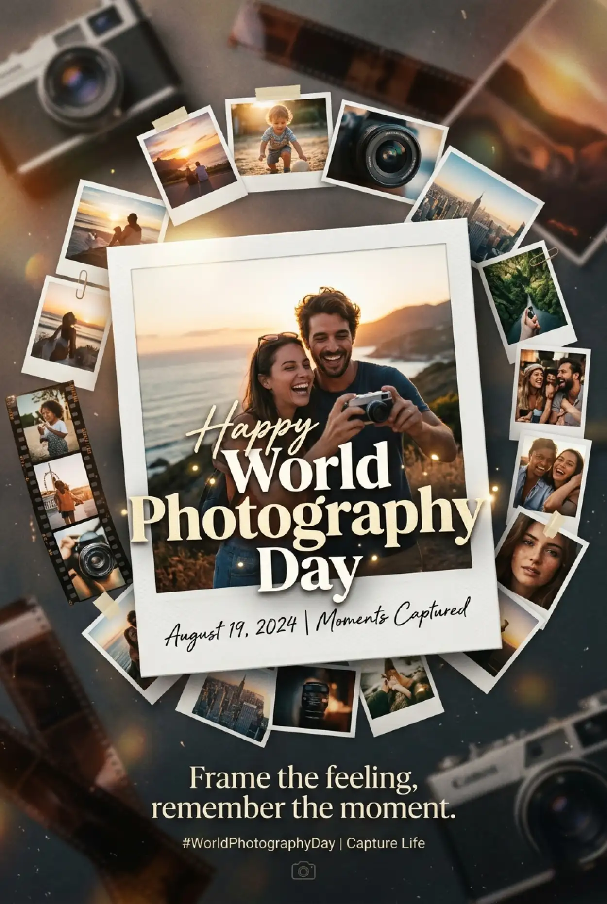 Free Download World Photography Day 2026 Flyer Design - High Quality World Photography Day 2026 Image