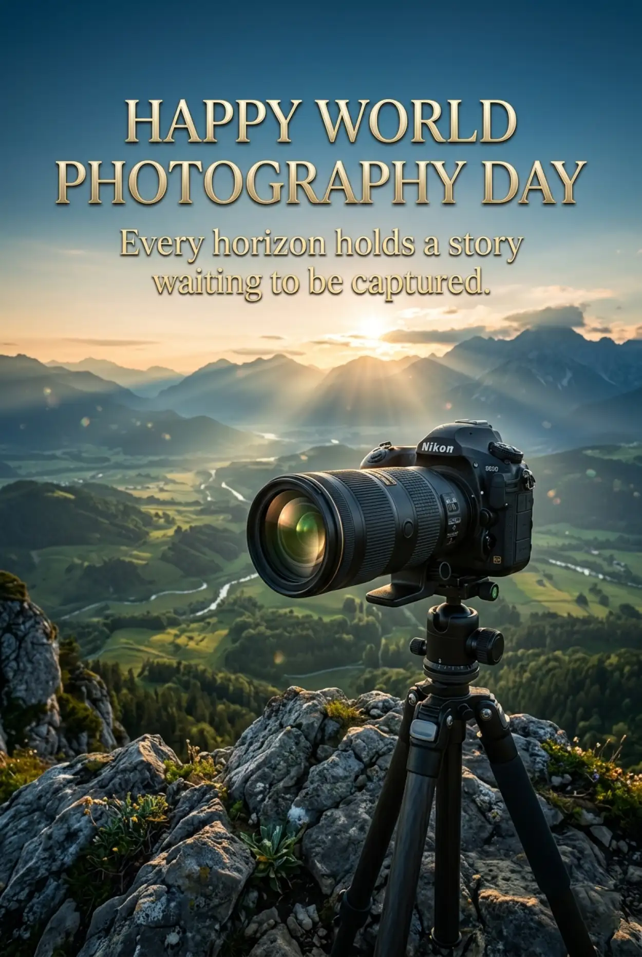 Free Download World Photography Day 2026 Inspirational Quotes - High Quality World Photography Day 2026 Image