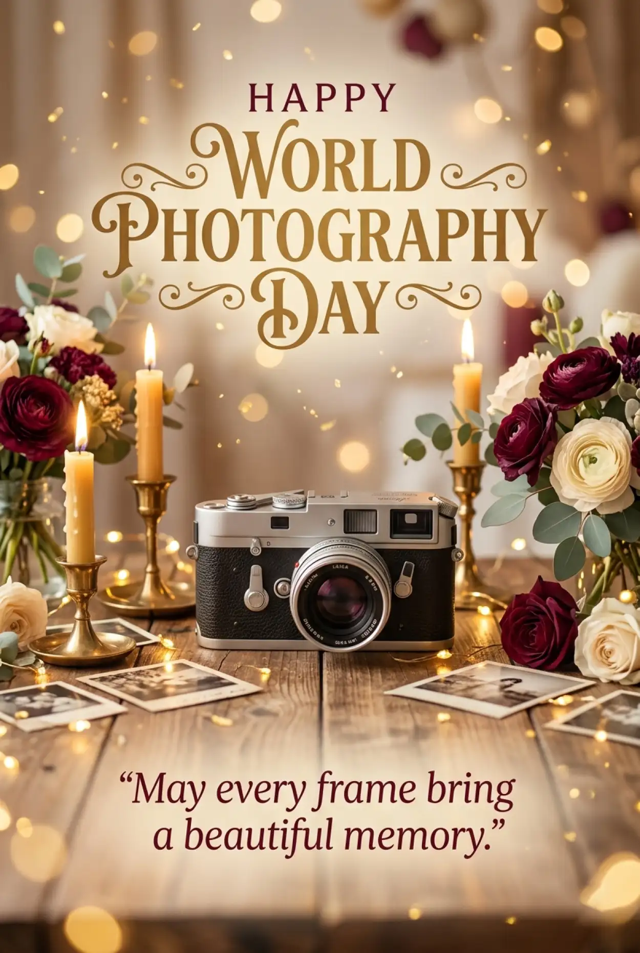 Free Download World Photography Day 2026 Modern Photography Banner - High Quality World Photography Day 2026 Image