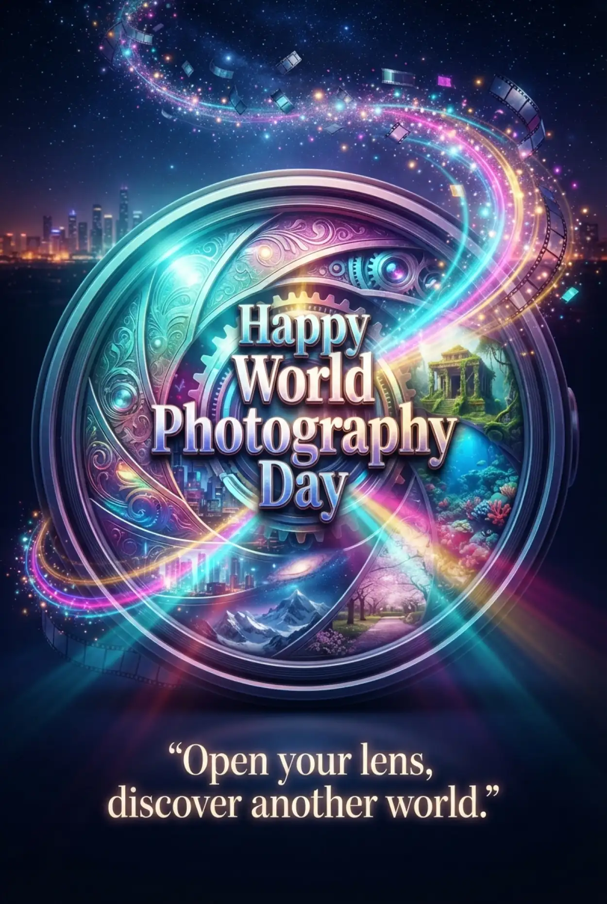 Free Download World Photography Day 2026 Modern Poster Design - High Quality World Photography Day 2026 Image