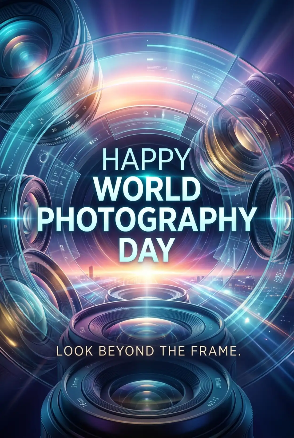 Free Download World Photography Day 2026 Photo Frame Design - High Quality World Photography Day 2026 Image