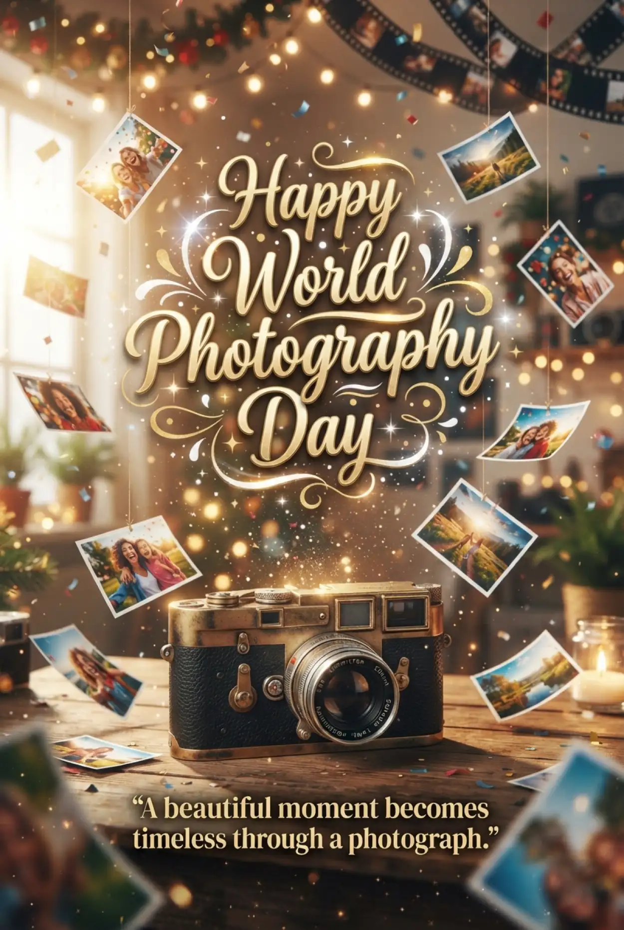 Free Download World Photography Day 2026 Photography Lovers Wishes - High Quality World Photography Day 2026 Image