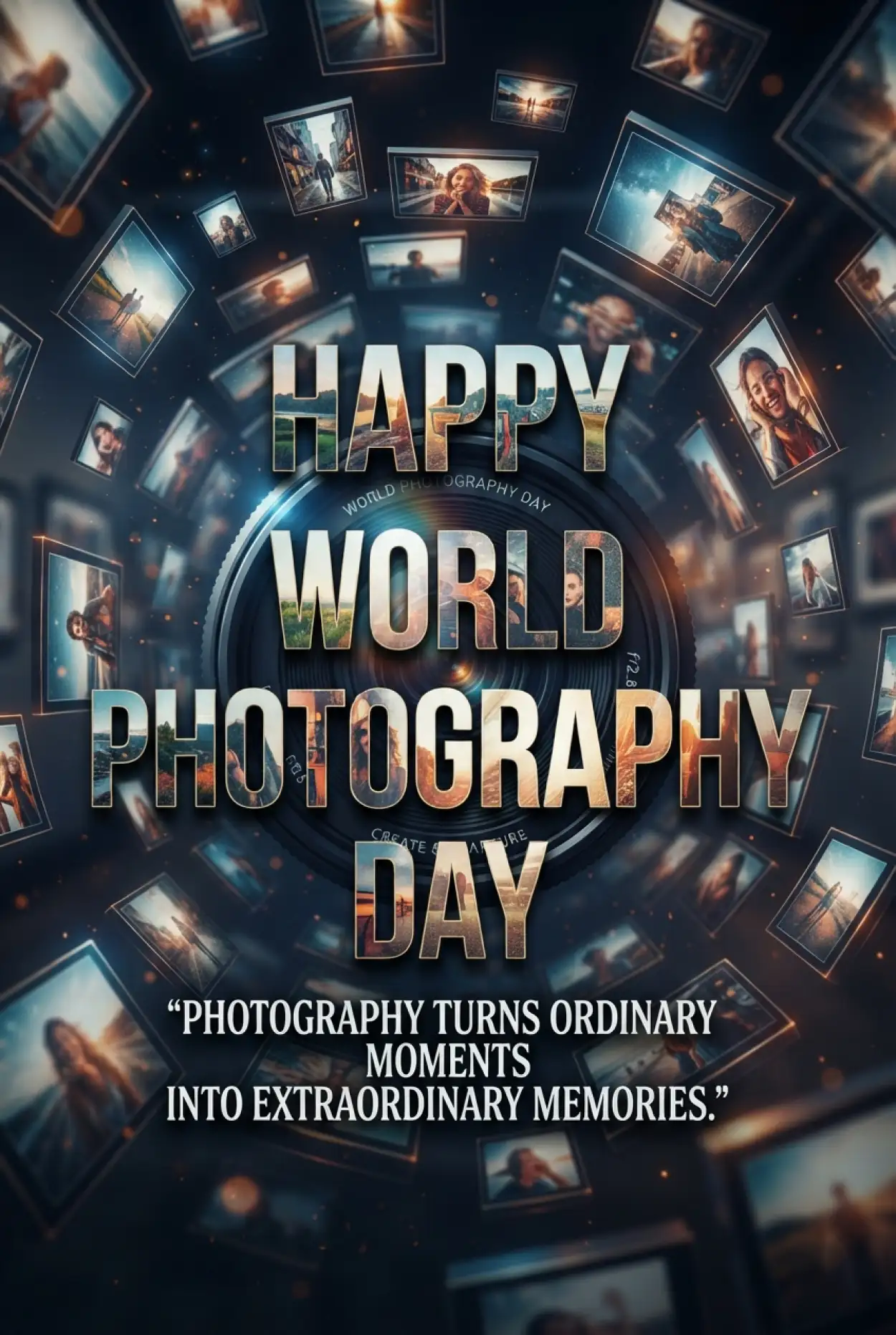 Free Download World Photography Day 2026 Poster Design - High Quality World Photography Day 2026 Image
