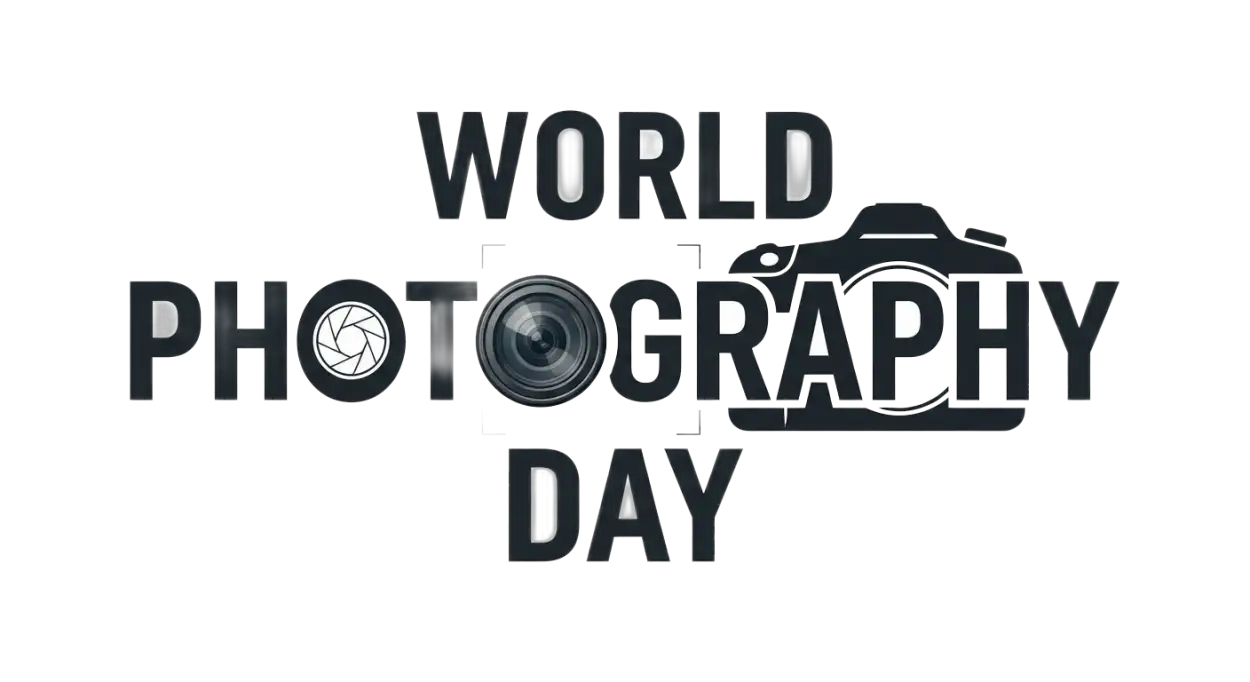 Free Download World Photography Day Creative Design Png - High Quality World Photography Day Png Transparent PNG