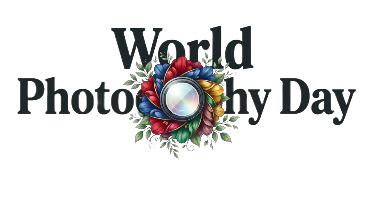 Free Download World Photography Day Floral Social Media Png - High Quality World Photography Day Png Transparent PNG